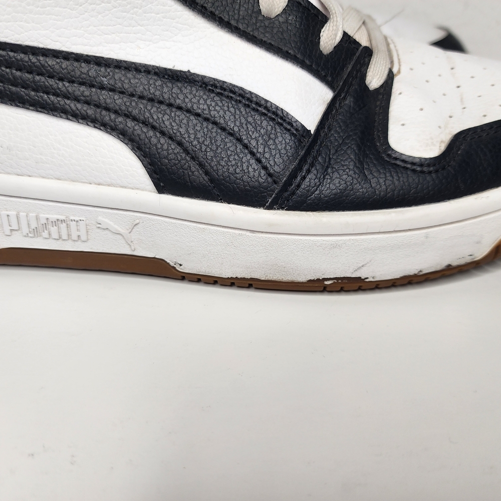 PUMA Rebound LayUp SL Low White Black Mens Sz 11.5 Athletic Shoes Sneakers - Picture 6 of 12